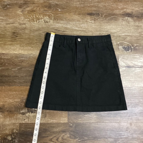 GREAT Black Jean Skirt - Picture 5 of 6